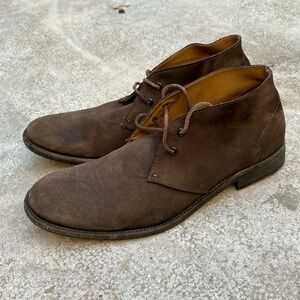 All Saints Brown Chukka Desert Boots Suede Size 44 US 11